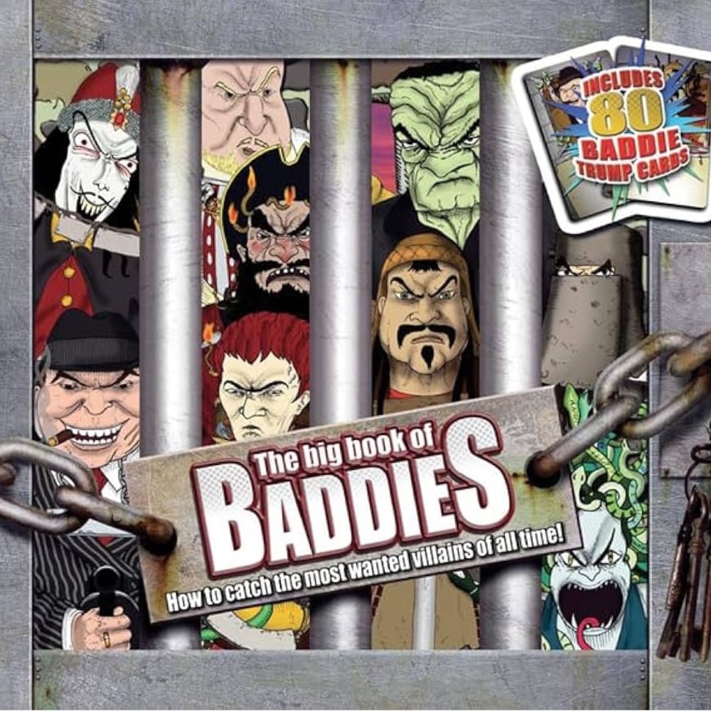 The Big Book of Baddies with 80 Trump Cards by John Townsend Hardcover book